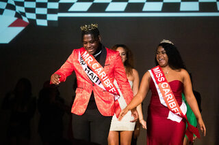 Edwich Etienne is crowned as Mr. Caribfest. He and Saintal accepted their crowns on stage to end the pageant portion of the event.