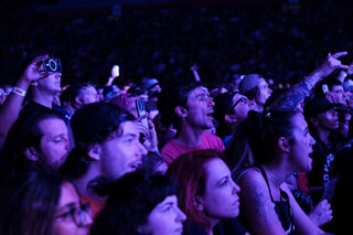 Some fans capture the moment through their phones while others observe the artists in a trance. The age range of the crowd spanned far and wide as multiple generations enjoyed timeless bands and trailblazing artists.