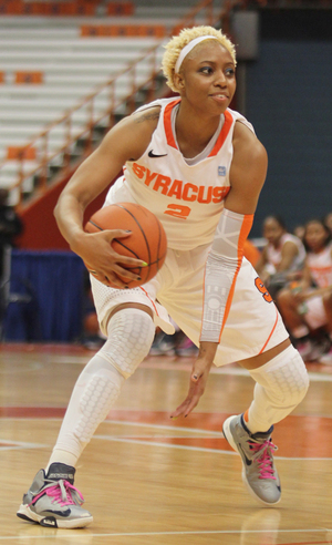 Syracuse guard Elashier Hall will make her first NCAA tournament appearance Saturday after three years of waiting. The Orange has never won a tournament game in its history.