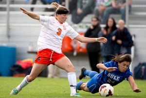 Forward Erin Simon and Syracuse have struggled to score since the start of Atlantic Coast Conference play.