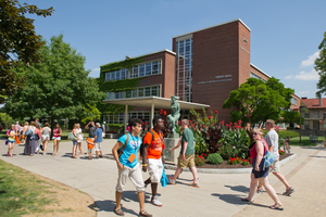 The School of Information Studies at Syracuse University has not been asked to participate in a White House information technology initiative, but may consider future involvement in the program.