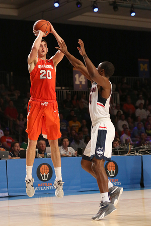 Tyler Lydon will meet with a familiar foe, A.J. Turner, a high school teammate at The New Hampton School when Syracuse faces Boston College.