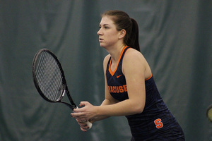 Anna Shkudun defeated her opponent 7-5, 6-4 on Sunday at Drumlins Country Club.