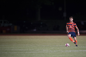 Louis Cross was solid except for one mistake against Cornell Tuesday night. He's been a steady presence for Syracuse's back line. 