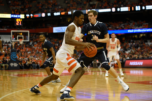 Taurean Thompson flashed a midrange jump shot before leaving the court. He couldn't put pressure on his left foot. 