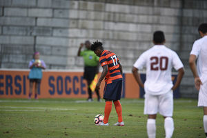 Chris Nanco is Syracuse's best penalty kick taker, according to head coach Ian McIntyre.