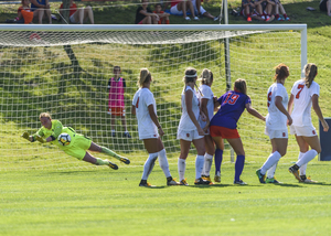 This game marked the fourth time this season SU faced a ranked opponent and the second time it tied. The Orange has not beaten a ranked opponent under head coach Phil Wheddon.