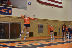 Ella Saada contributed in every facet on Sunday for the Orange, leading it to a straight-set victory over Georgia Tech. 