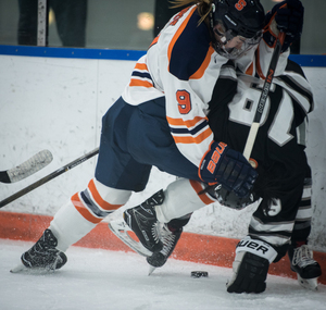 Allie Munroe's defensive play against the boards keyed Syracuse's 2-1 win over Providence on Friday night.  