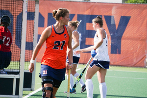 Lies Lagerweij debuted at forward against Drexel on Oct. 15, scoring a goal and tallying two assists.