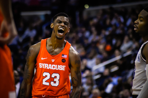 Frank Howard helped Syracuse last season to beat Georgetown in overtime. 