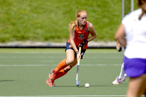 Laura Graziosi is one of 17 underclassmen playing for Syracuse field hockey this fall. 