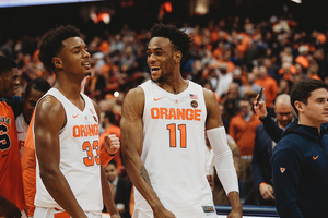 Elijah Hughes and Oshae Brissett combined for 27 points in the comeback. 