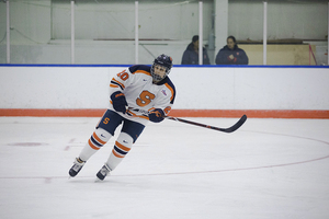 Anonda Hoppner, pictured against Colgate on Dec. 8, scored Syracuse's lone goal on Tuesday. 