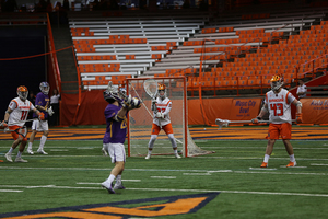 Drake Porter recorded 12 saves in his second game as Syracuse's starter in SU's win over Albany.