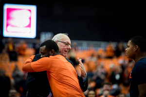 Monday's game was Senior Night for five players on Syracuse.