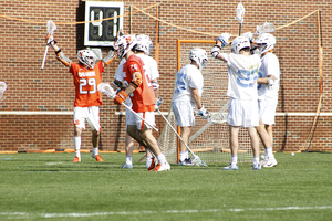 Syracuse took 40 shots in its win over North Carolina on Saturday.  