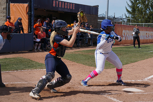 Starting catcher Gianna Carideo entered Friday's contest throwing out 46% of runners