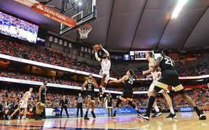 Buddy Boeheim and Elijah Hughes combined for 43 of Syracuse's 75 points versus Wake Forest.