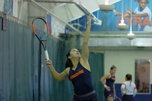 Miranda Ramirez lost both her singles and doubles matches against No. 10 Virginia on Friday.