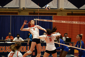 Marina Markova recorded 14 kills on 32 attempts in Syracuse's straight sets loss to North Carolina. 
