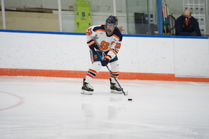 After winning the award in the last two weeks of the month, Jessica DiGirolamo was named October’s College Hockey America’s Defenseman of the Month.