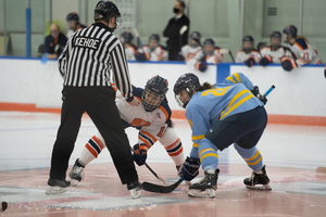 While Orange surrendered a total of 62 shots against the Nittany Lions, that damage was mostly done during the first period, the early stages of the third period and overtime. 