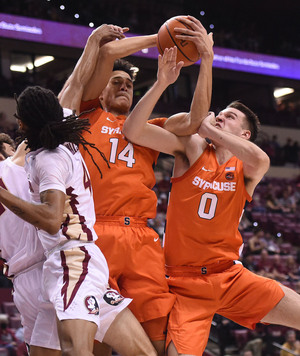 Buddy Boeheim scored just six points in SU's win over FSU. 