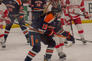 Abby Moloughney scored once and tallied 2 assists in Syracuse's weekend sweep over RIT.