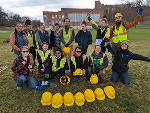 Once hired, members work in crews to perform local environmental services like weeding, mulching, tree planting and tree pruning.