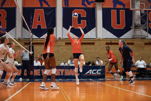 Lauren Woodford leads the Orange with 231 assists through 10 matches.