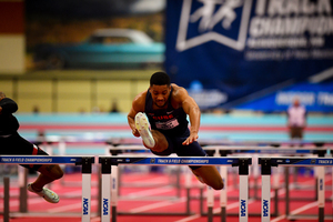 Jaheem Hayles was named the ACC track and field athlete of the year.