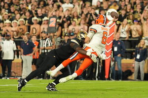 Garrett Shrader finished with 195 yards on the ground and four rushing touchdowns, eclipsing a former career-best 178 yards against Wake Forest in 2021