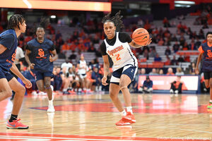 Dyaisha Fair was one of 10 players named to the 2023-2024 Preseason All-ACC Team and was named to the All-ACC First Team in her first year with the Orange last season.