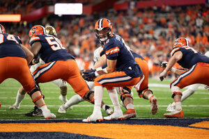 With Garrett Shrader healthy enough to throw downfield for the first time since Oct. 26, Syracuse opened up its playbook against Wake Forest, totaling 468 yards of offense.