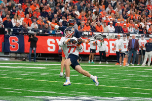 In No. 6 SU's win over No. 4 UVA, Owen Hiltz unloaded for three goals and tied a career-high with five assists. 