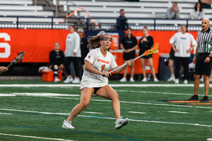 During her junior season, Olivia Adamson has emerged as one of No. 4 SU's top threats on the attack due to her elite finishing ability.