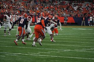 Syracuse football head coach Fran Brown announced Monday that defensive lineman Braylen Ingraham is out for the 2024 season with a torn Achilles tendon.