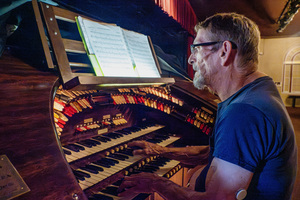 Dale Abrams has been the organ technician at the Empire State Theatre & Musical Instrument Museum for roughly 15 years. Despite never taking a piano lesson, Abrams taught himself to play the Wurlitzer organ.