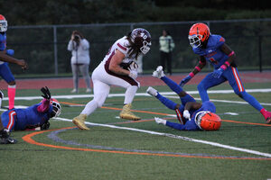 Despite suffering an MCL sprain ahead of his junior year, Angelo Turo became a dominant force as a running back and linebacker at Central Square High School.