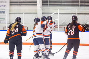 Syracuse shutout RIT Saturday, backed by a first-quarter goal by Nea Tervonen and Allie Kelley's 33 saves.