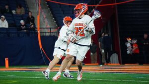 Attack Joey Spallina scored five goals and dished out five assists in No. 2 Syracuse’s 13-5 win over Vermont on Friday.