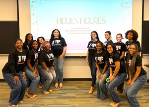 The Iota Upsilon Chapter of Alpha Kappa Alpha Sorority, Inc. at Syracuse University held a screening of the movie 'Hidden Figures' last Thursday. The film highlights the stories of Katherine Johnson, Dorothy Vaughan and Mary Jackson, three Black women who aided in NASA's Space Race and were once members of AKA in real life.