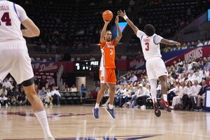 After scoring 44 points on 57% shooting in the first half, Syracuse’s second-half offensive collapse led to its 77-75 loss to SMU.