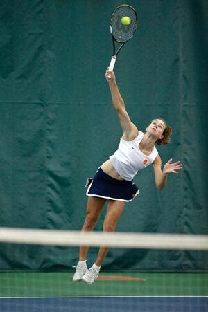 Emily Harman has become the face of the Syracuse tennis program the last four years as it grew under head coach Luke Jensen.