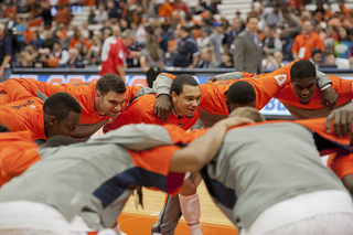 Syracuse prepares for its second game of the season against Fordham. The Orange would beat the Rams 89-74.