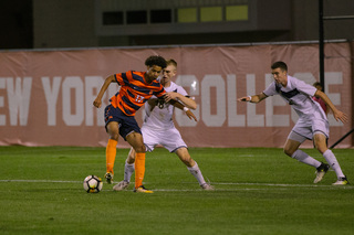 Tajon Buchanan almost scored in the first minute, ricocheting a one-timer off the post.