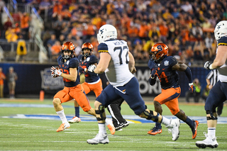 Allison only had one pick on the day, returned by Stritzinger.