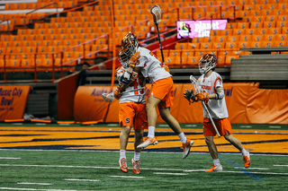 Syracuse pulled off the victory over the ranked Great Danes, 13-5.