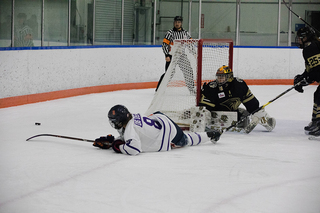 1.  No. 8, Bellefontaine, trying to break the tie of 2-2 but was stopped by the goalie